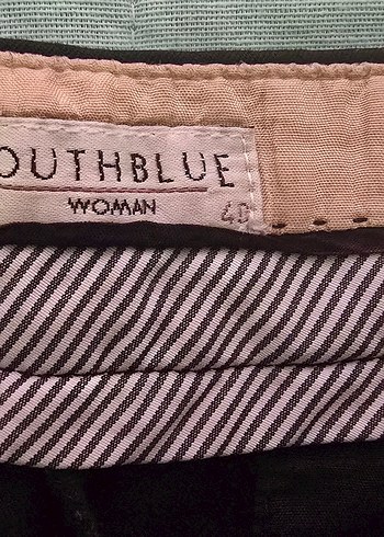 Pamuklu siyah Regular fit pantalon - Görsel 5