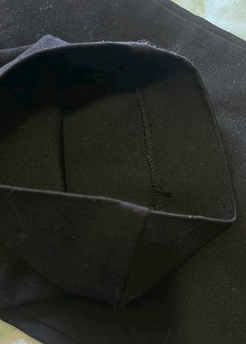 Pamuklu siyah Regular fit pantalon - Görsel 2