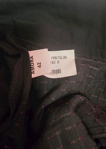 Siyah Kadın Midi Kumaş Pantolon - Görsel 6