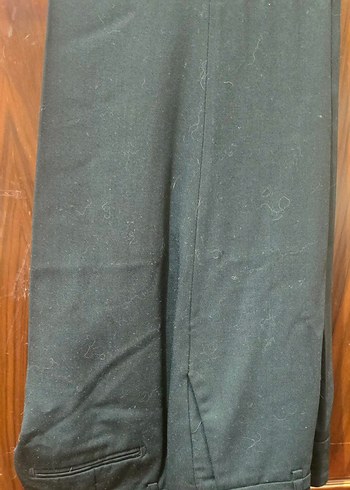 Siyah Kadın Midi Kumaş Pantolon - Görsel 7