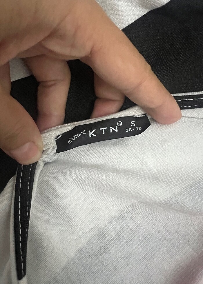 Çizgili günlük elbise - Görsel 4