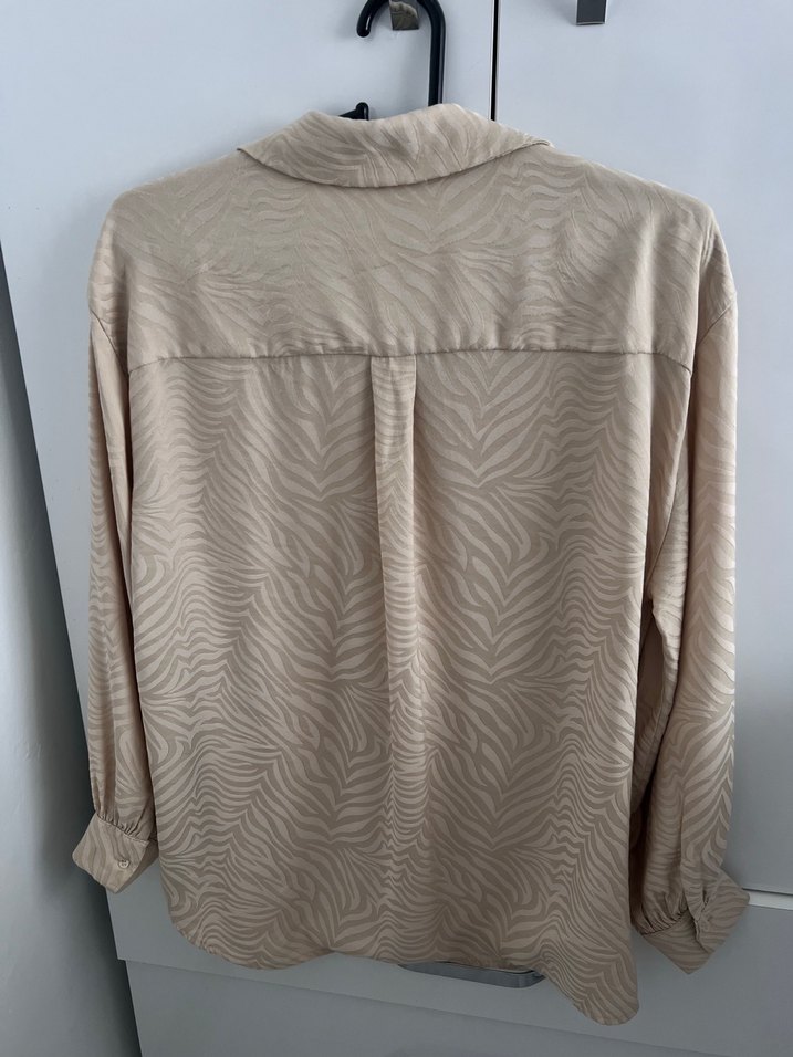 Klasik Yaka, Uzun Kollu, Cep Detaylı, Desenli Gömlek - Görsel 4