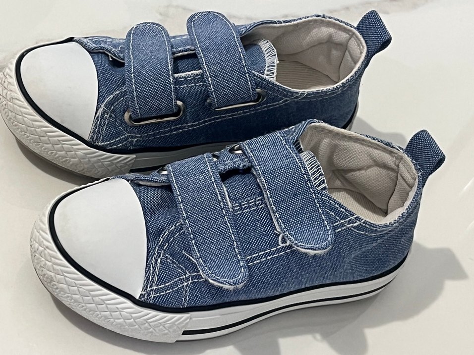 Erkek Çocuk Kot Kumaşlı Cırt Cırtlı Spor Ayakkabı - Görsel 3