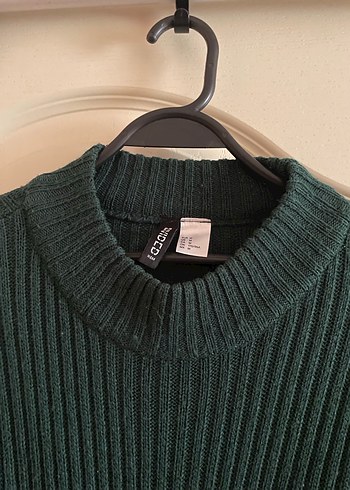 Kadın Haki Triko Balıkçı Yaka Kazak - Görsel 2