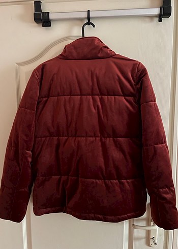 Kiremit Rengi Kadın Kışlık Mont - Görsel 3