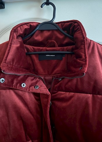 Kiremit Rengi Kadın Kışlık Mont - Görsel 2