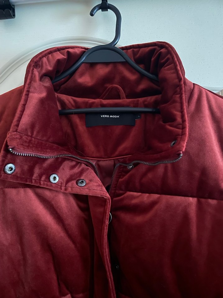 Kiremit Rengi Kadın Kışlık Mont - Görsel 2