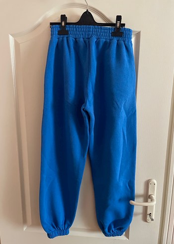 Kadın Mavi Kapüşonlu Eşofman Takımı - Görsel 4