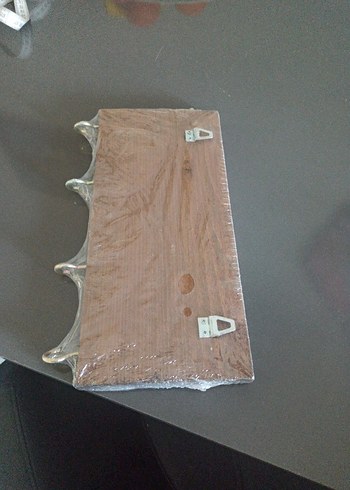 American Vintage Kahve Temalı Ahşap Askılık