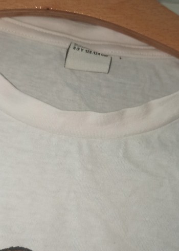 Kız Çocuk Beyaz Uzun Kollu Baskılı Tişört - Görsel 2