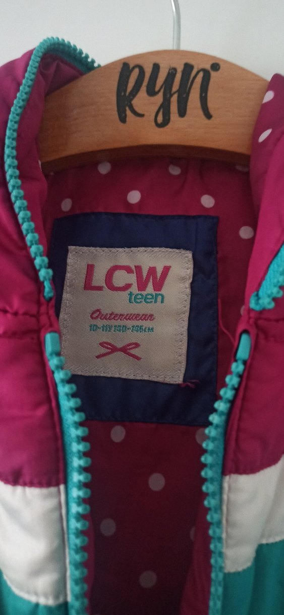 Renkli Fermuarlı Kız Çocuk Yeleği - Görsel 2