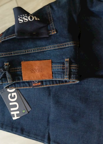 Hugo Boss Koyu Mavi Denim Jean