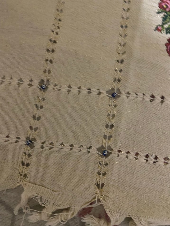 Nakış işlemeli masa örtüsü - Görsel 3