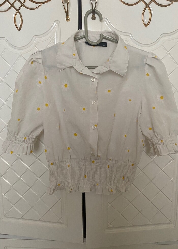 Kadın Beyaz gömlek bluz - Görsel 2