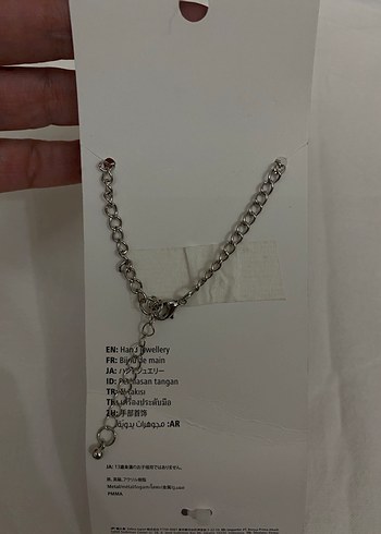 Mor Zincir Detaylı Gotik Kadın El Zinciri - Görsel 3