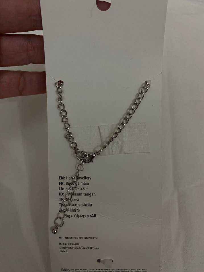 Mor Zincir Detaylı Gotik Kadın El Zinciri - Görsel 3