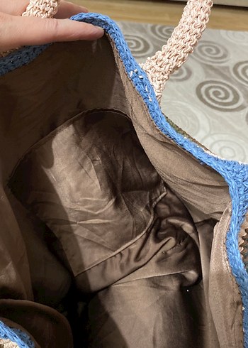 Renkli Örgü Bohem Kadın Çantası - Görsel 13