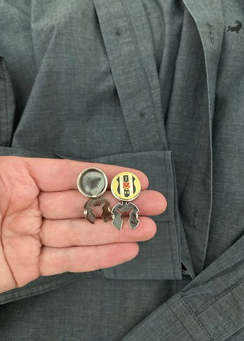 Düğmeli Beyaz Erkek Gömlek - Görsel 7