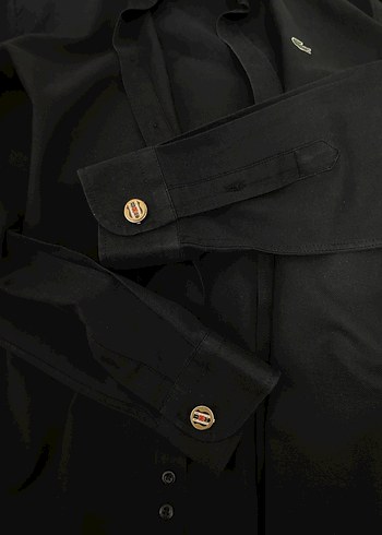 Düğmeli Beyaz Erkek Gömlek - Görsel 5