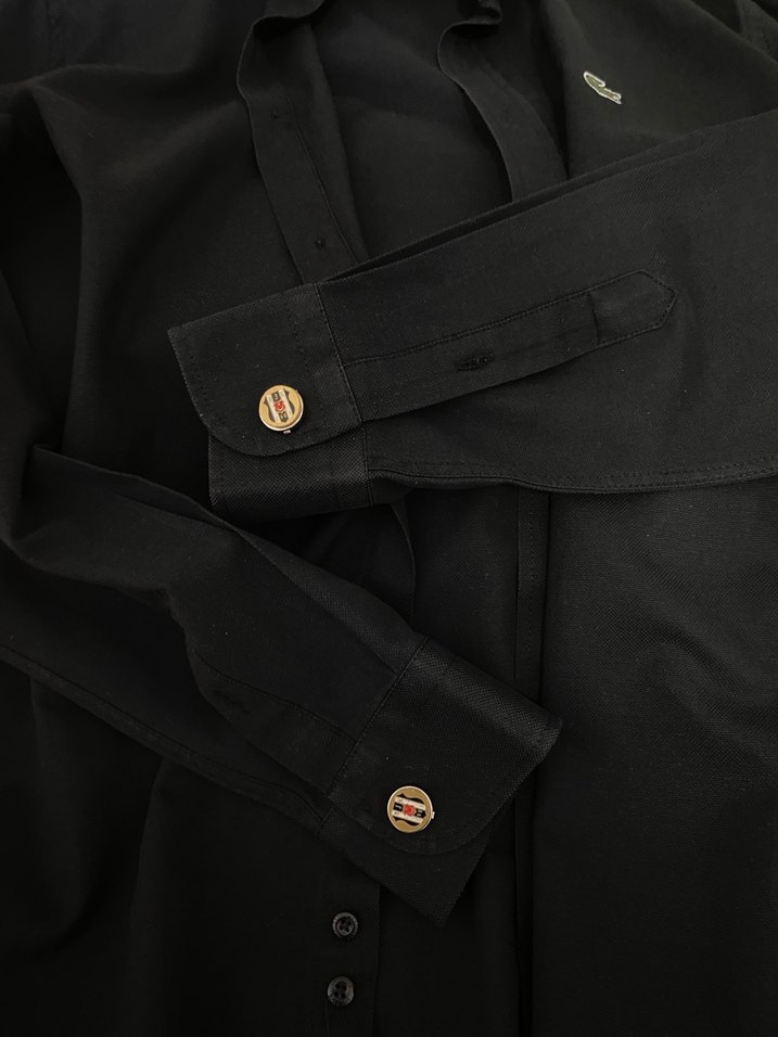 Düğmeli Beyaz Erkek Gömlek - Görsel 5