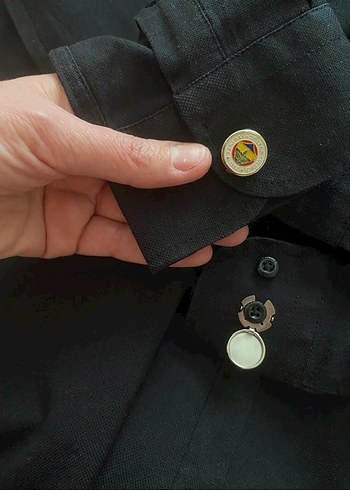 Fenerbahçe taraftar kol düğmesi aksesuar - Görsel 4