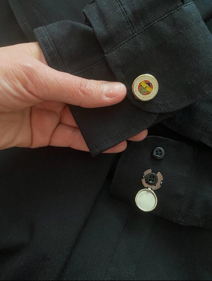 Fenerbahçe taraftar kol düğmesi aksesuar - Görsel 4