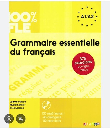 Grammaire essentielle du français niv. A1 A2