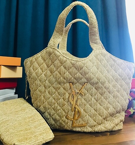 Bej, YSL sahil çant, bej çanta,