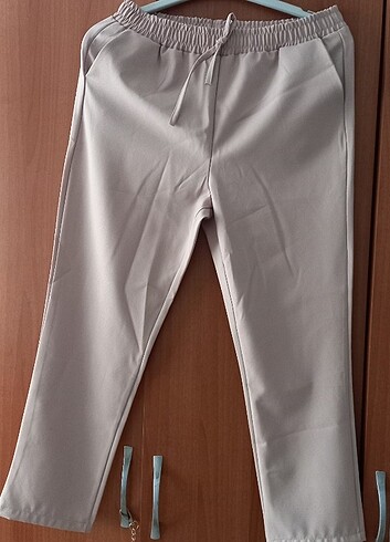 xl Beden ten rengi Renk Kumaş pantolon 