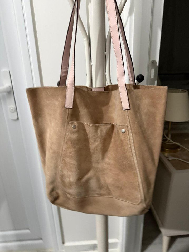 Deri kadın kol çantası - Görsel 3