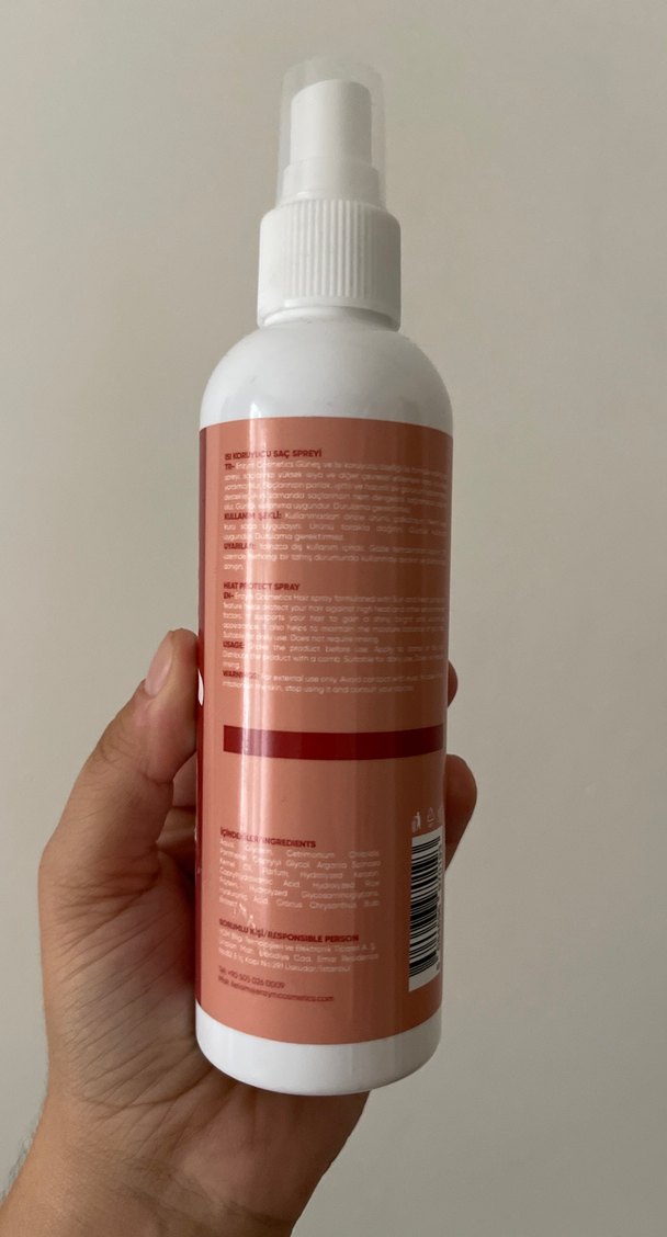 Enzym Isıya Karşı Koruyucu Saç Spreyi - Görsel 2