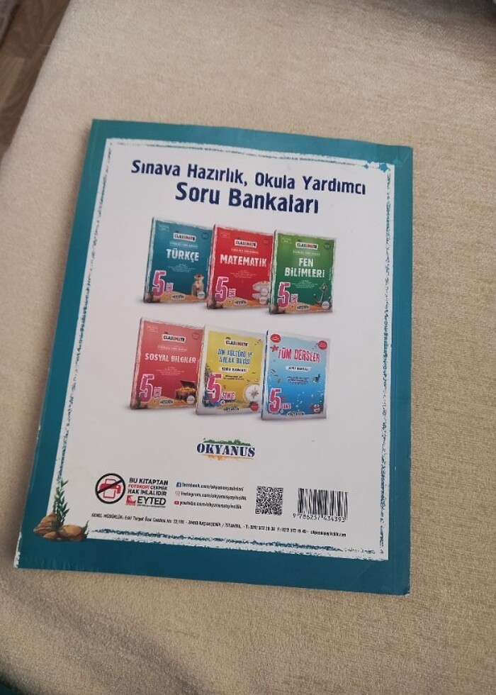 5. Sınıf soru bankası yeni kullanilmamis - Görsel 2