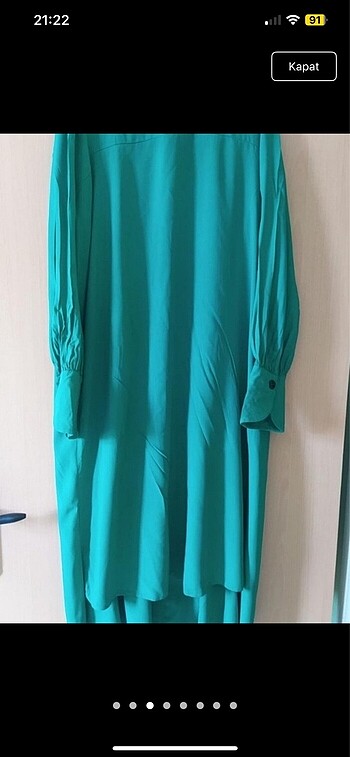 xl Beden yeşil Renk Kayra tunik elbise