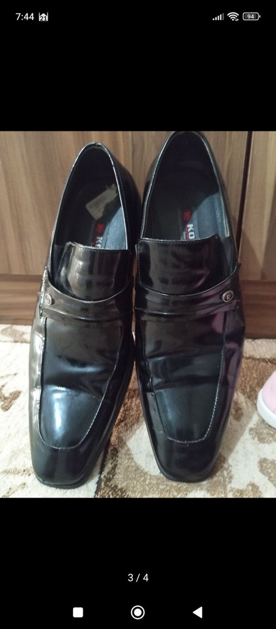 Erkek Siyah Klasik Tokalı Ofis Ayakkabısı - Görsel 2