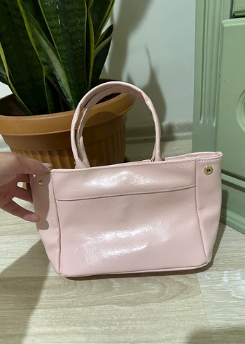 Diğer Pastel Pembe Deri Kadın Çanta