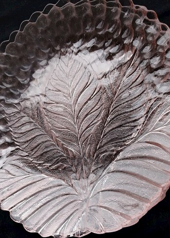 Vintage Nakış Desenli Pembe Tabak - Görsel 4