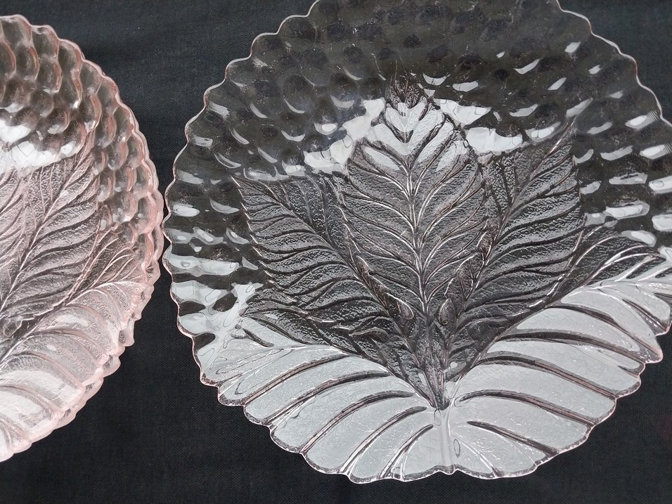 Vintage Nakış Desenli Pembe Tabak - Görsel 3