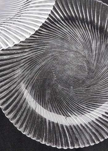 Eskilerden Bohem Stil Beyaz Cam Tabak Seti - Görsel 5