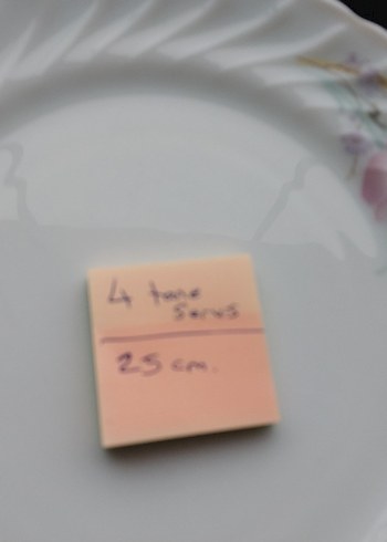 Beyaz Çiçek Desenli Porselen Tabak Seti - Görsel 17