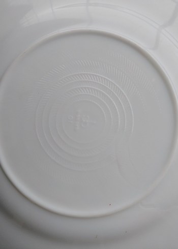 Beyaz Çiçek Desenli Porselen Tabak Seti - Görsel 11