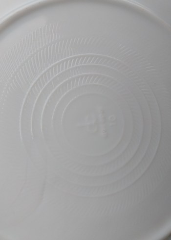 Beyaz Çiçek Desenli Porselen Tabak Seti - Görsel 10