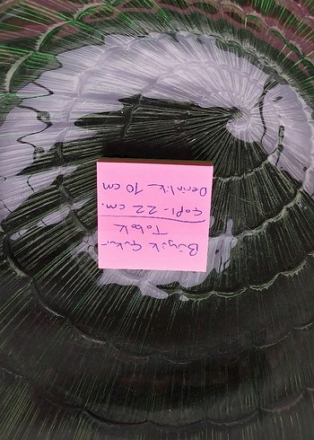 Eskilerden Yeşil Kabartmalı Cam Kase - Görsel 8