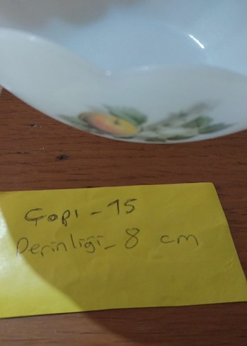 Arcopal Elma Desenli Beyaz Kase - Görsel 5