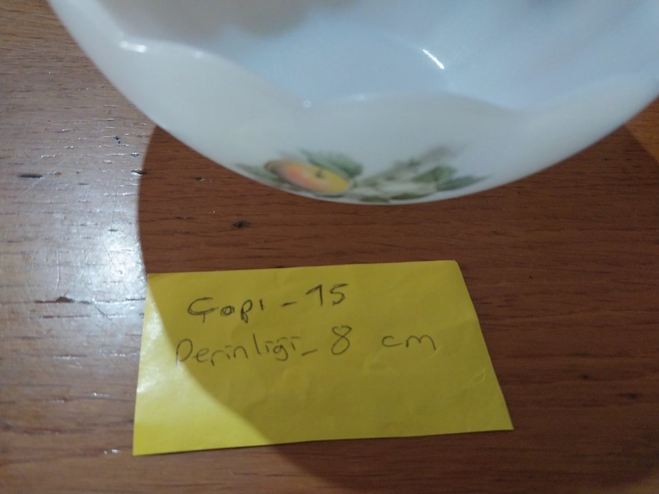 Arcopal Elma Desenli Beyaz Kase - Görsel 5