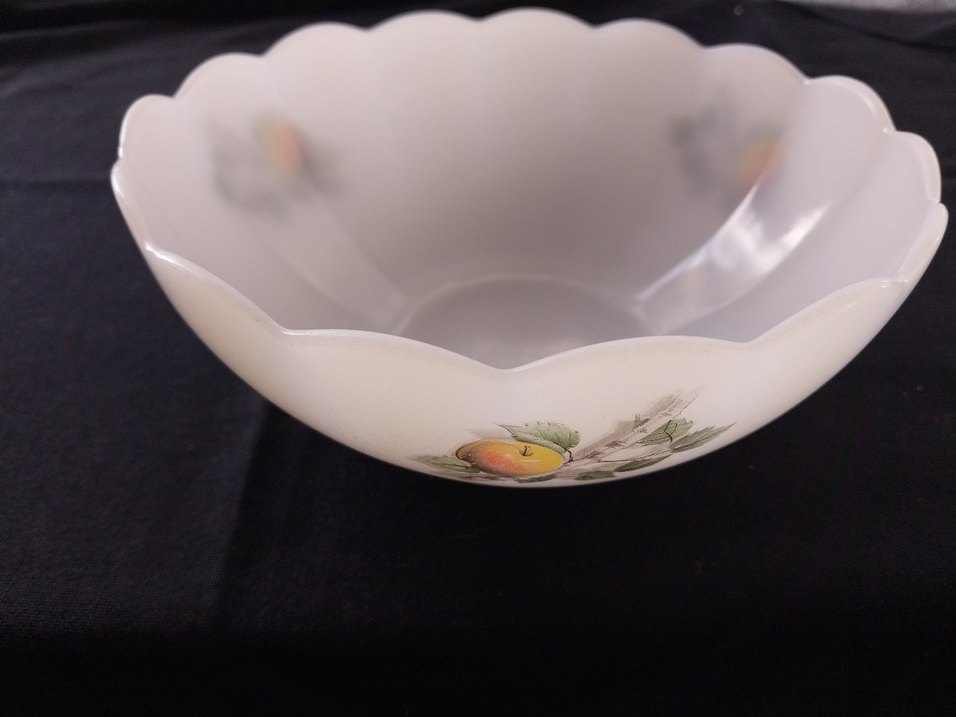 Arcopal Elma Desenli Beyaz Kase - Görsel 2