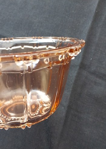 Eskilerden Bej Nakışlı Vintage Parlak Tabak - Görsel 6