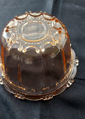 Eskilerden Bej Nakışlı Vintage Parlak Tabak - Görsel 2