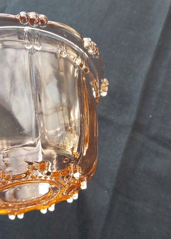 Eskilerden Bej Nakışlı Vintage Parlak Tabak - Görsel 9