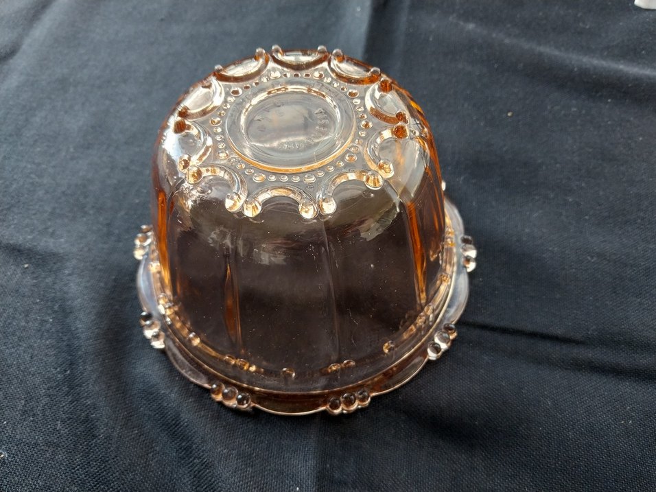 Eskilerden Bej Nakışlı Vintage Parlak Tabak - Görsel 2