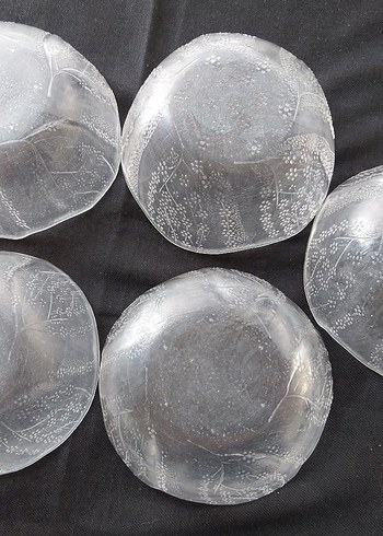 Gri Kenarlı Şeffaf Cam Kase Seti - Görsel 3